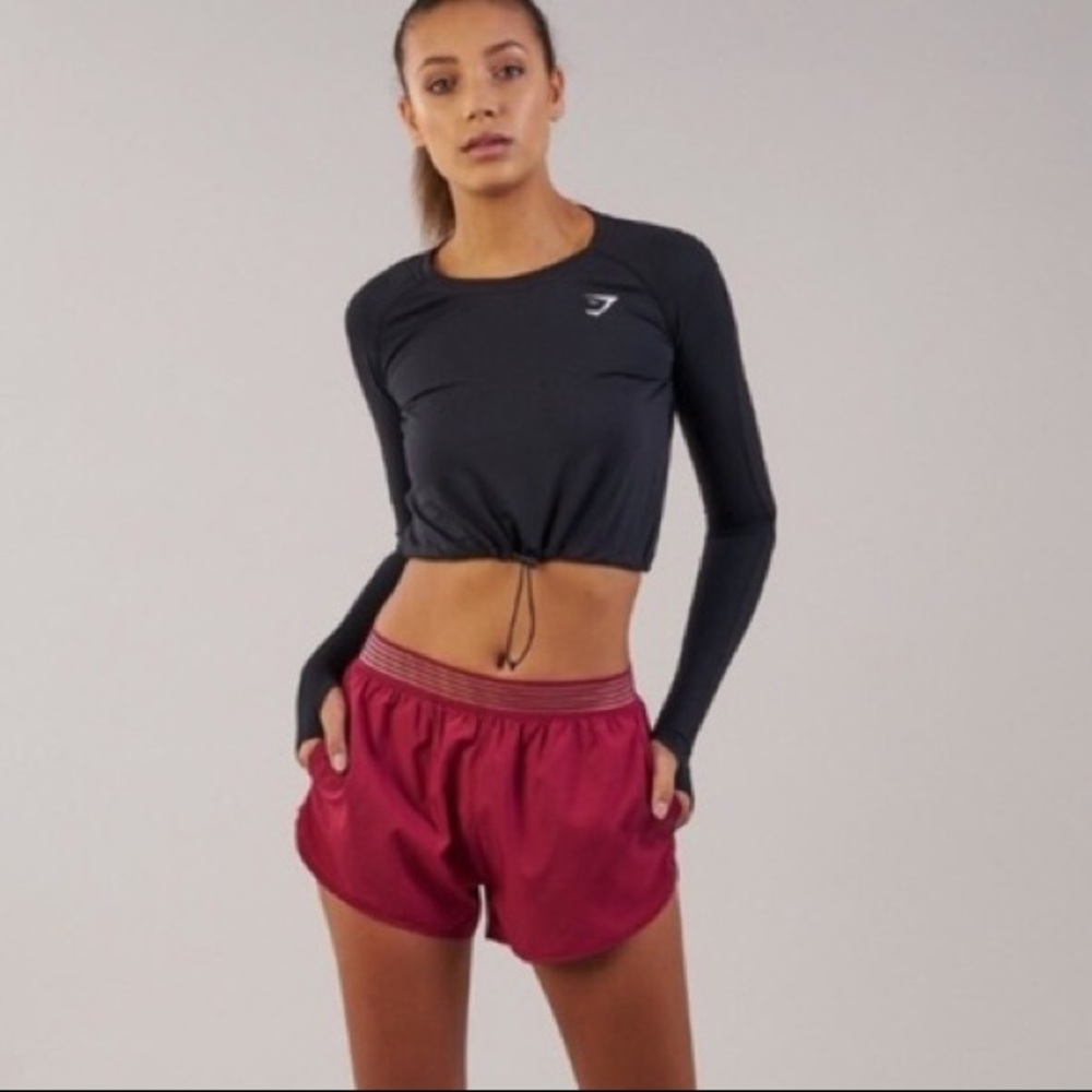 Gymshark Highwaisted Shorts Beet Red